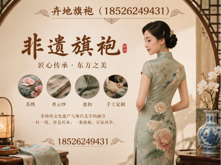 津南区非遗旗袍展示图